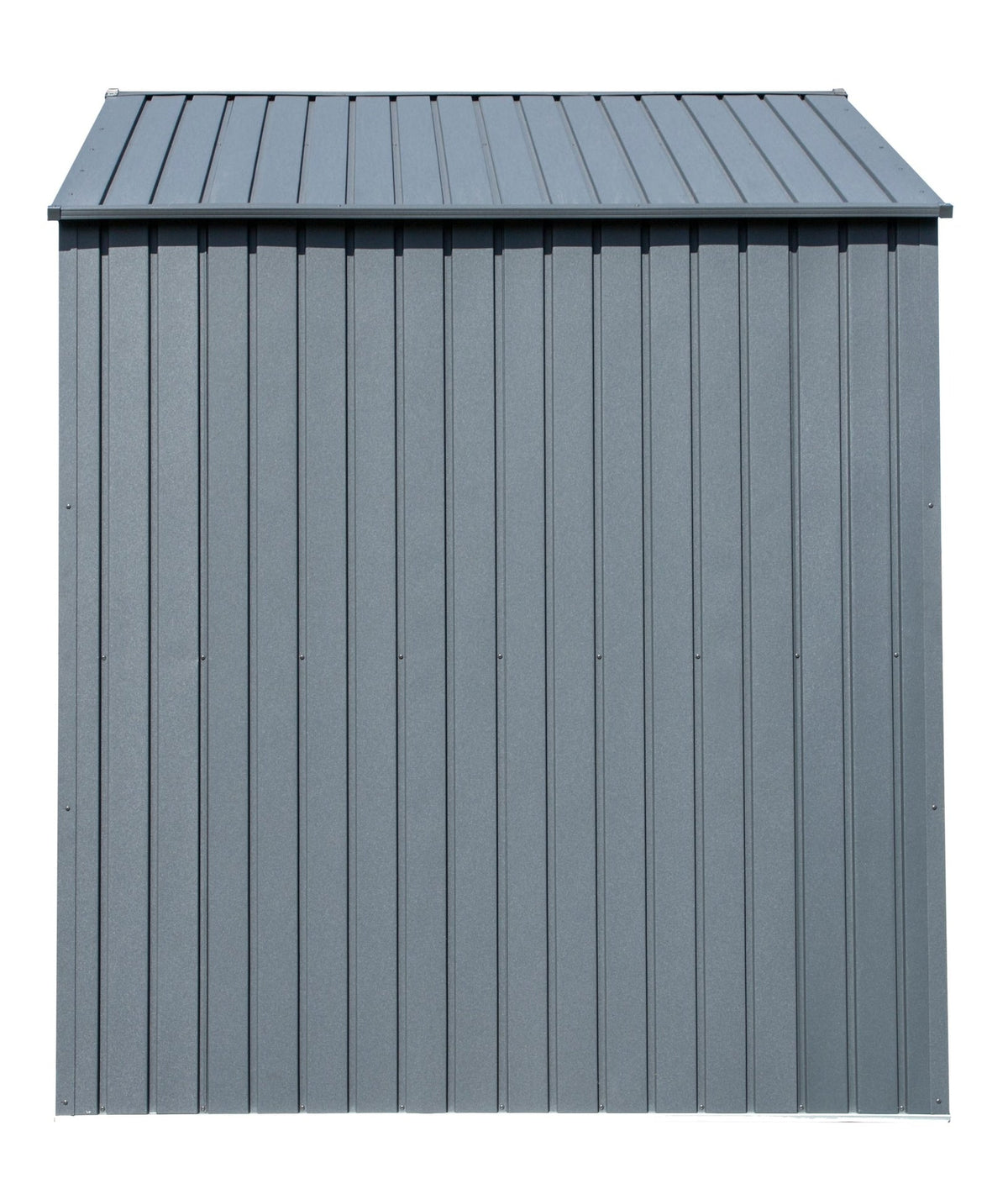 Elite Steel Storage Shed, Anthracite, 8-ft x 6-ft