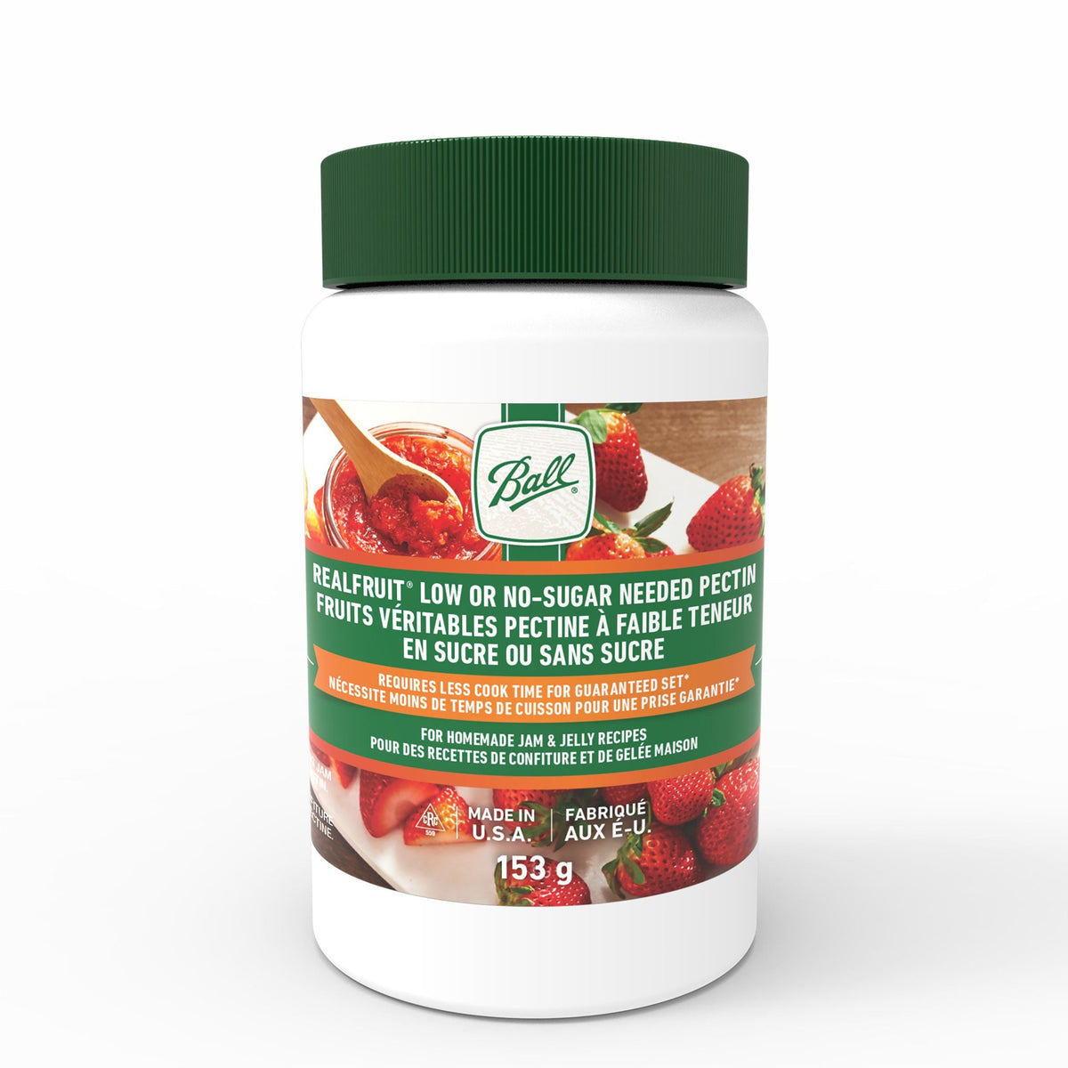 RealFruit Low or No Sugar Needed Classic Pectin, 154-g for Jams and Jellies