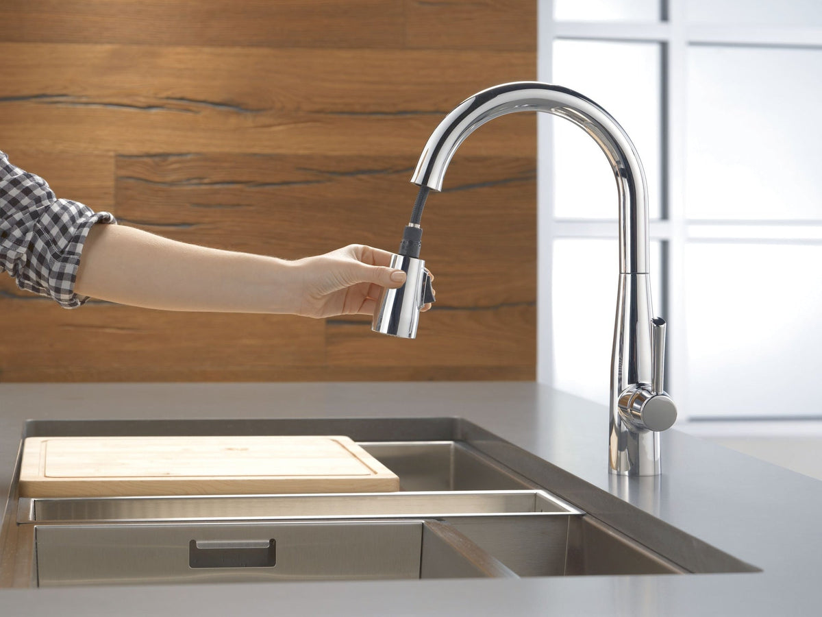 1-Handle Pull-Down Kitchen Faucet, Chrome