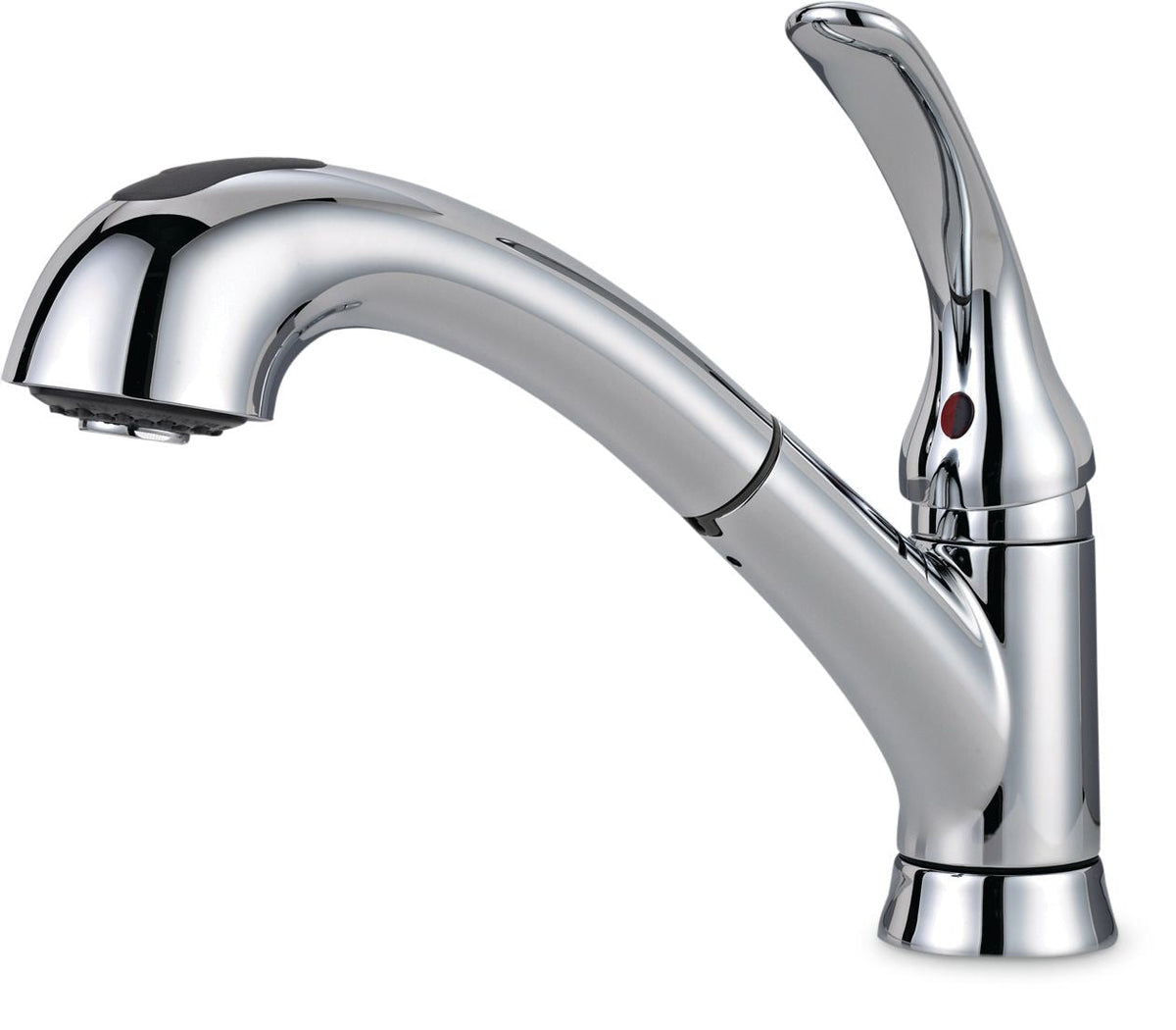 Casey Single Handle Pull Out Kitchen Faucet, Chrome