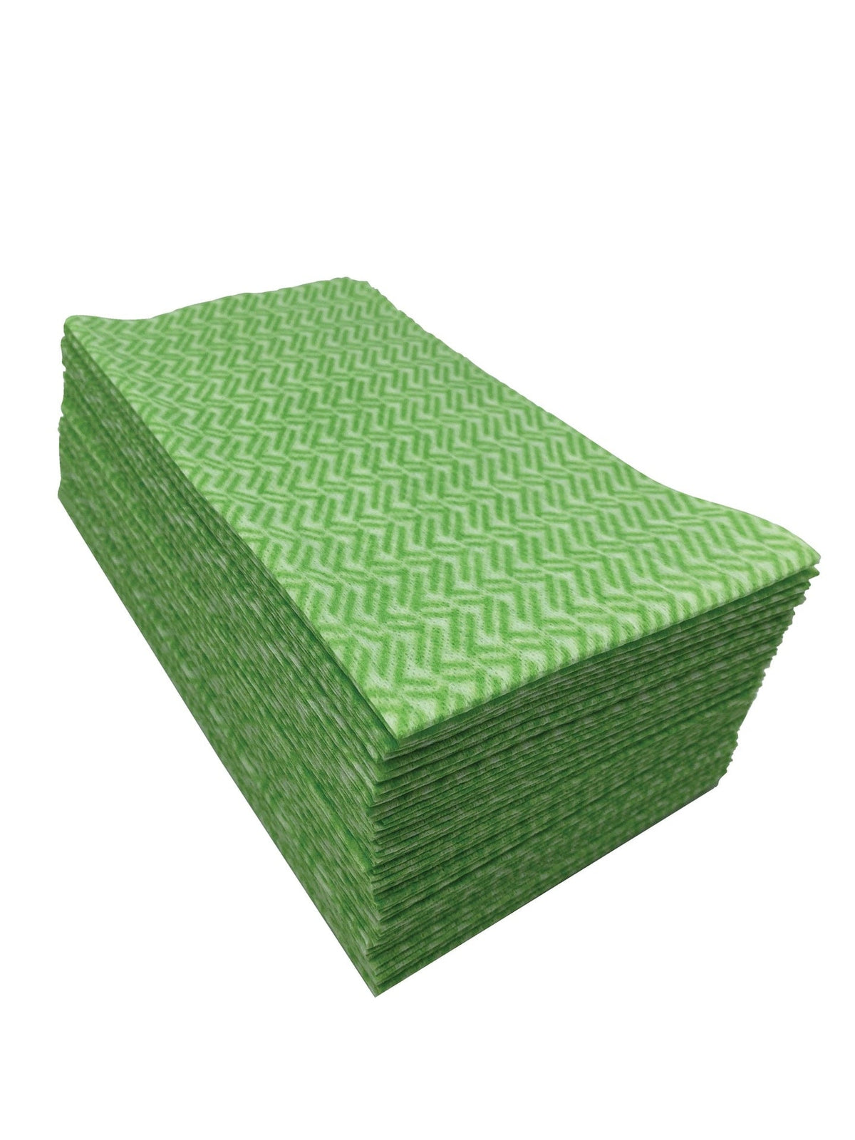All-Purpose Machine Washable Cleaning Cloths, Green, 60-pk