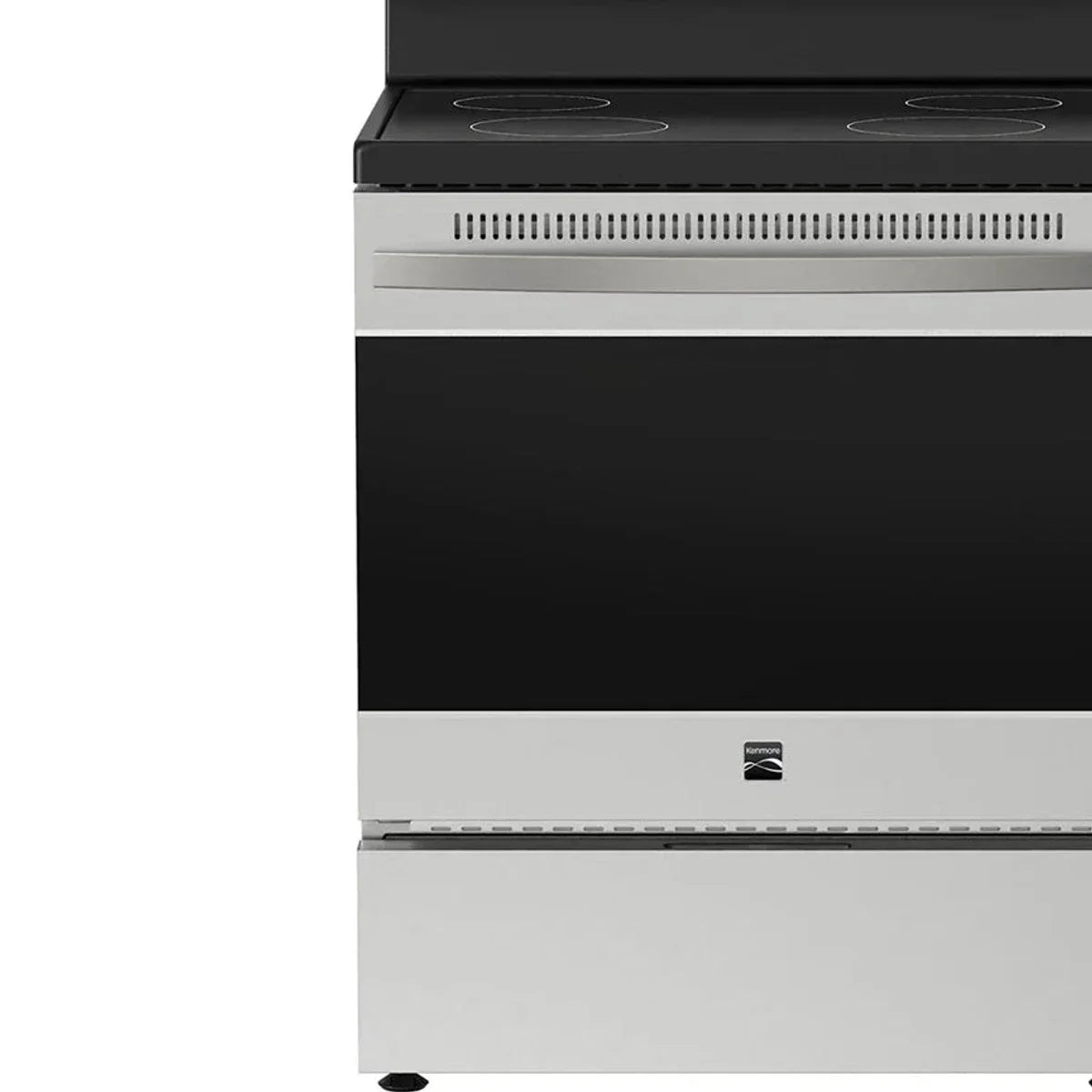 30 in. 5 cu ft. Stainless Steel Electric 4 Burner True Convection Range with Air Fry