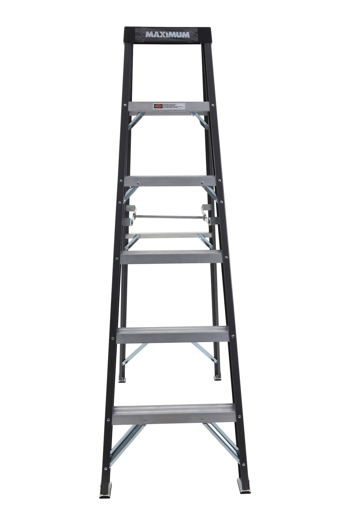Grade 1 Fiberglass Heavy-Duty Industrial Step Ladder, 250-lb, 6-ft