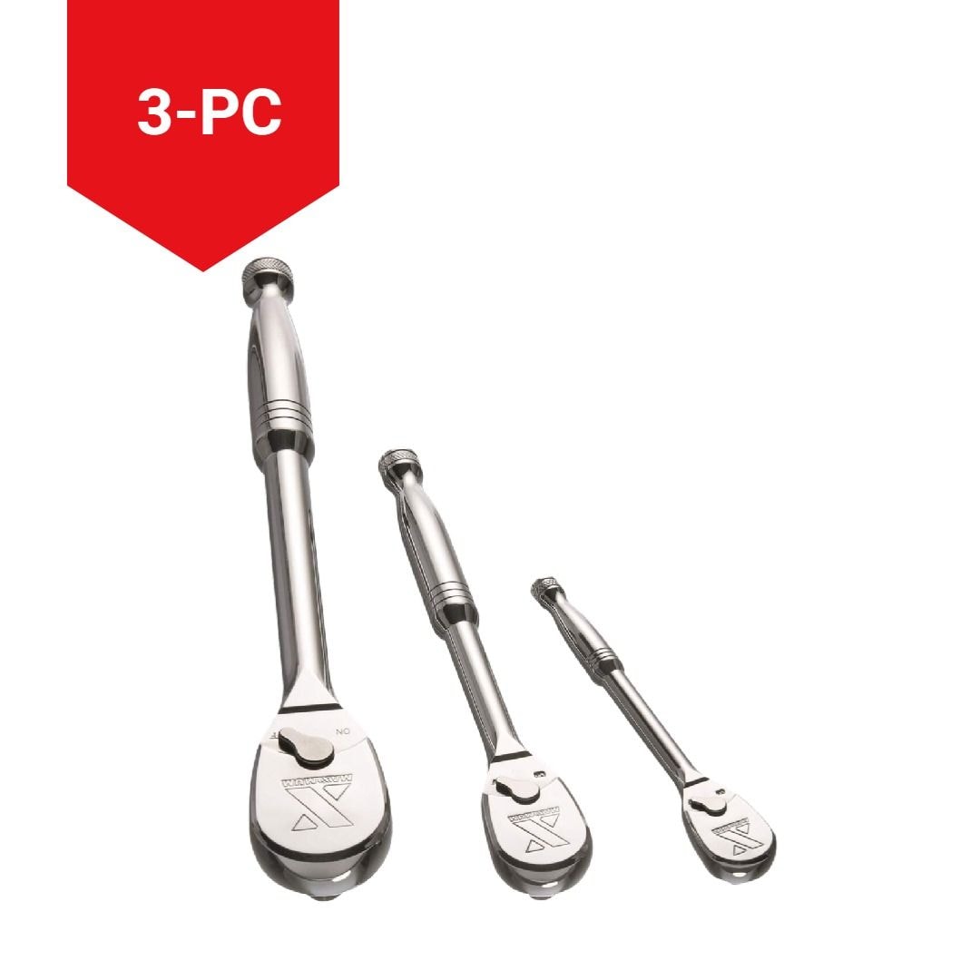 Ratchet Set, 90-Tooth, 3-pc