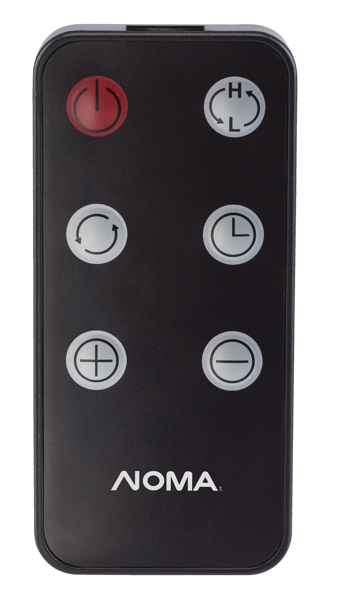 Oscillating Tower Ceramic Heater withRemote Control & Thermostat, 1500W, Black, 24-in