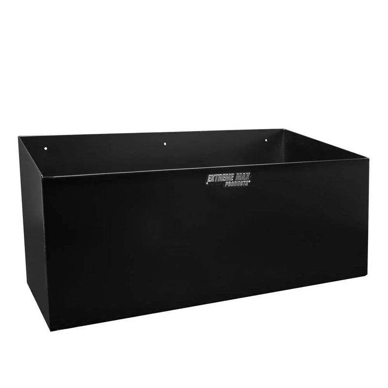 Extreme Max Dual Fuel Jug Holder -- Aluminum Design for Two 5 Gallon Jugs, Black Storage Organizer for Trailers & Garages Q7541