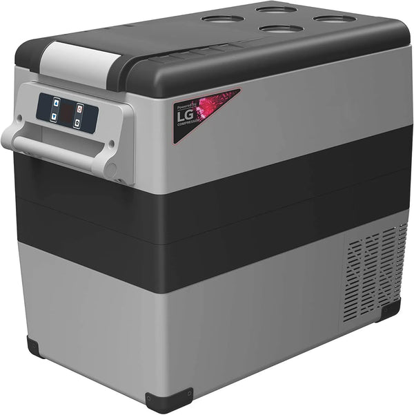 Portable Refrigerator 12 Volt Car Freezer 42 Quart Mini Fridge Freezer (-4°C~68°C) for Truck, RV, Vehicle, Travel, Outdoor -12/24V DC S6736