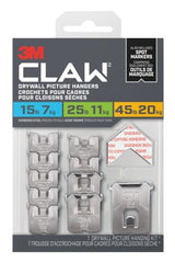 Claw DrywAll Picture Hangers Assorted Kit, 45-lb Capacity