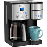 Single Serve 12 Cup Coffee Maker, Offers 3 Sizes: 6 Ounces, 8 Ounces and 10 Ounces, Stainless Steel, SS 15P1: Home & Kitchen
