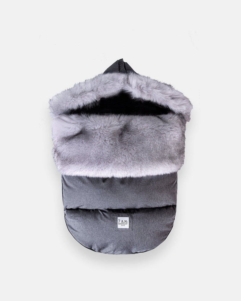 Enfant PlushPod - Tundra Heather Grey Dark Faux, 0-18M G3774