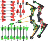 2. Master Controller Bow, 20 Zynix Whistle Arrows, 2 Parachute Replacement Parts, 2 Shoulder Straps and 4 Arrow Bags - Long-distance Outdoor Equipment