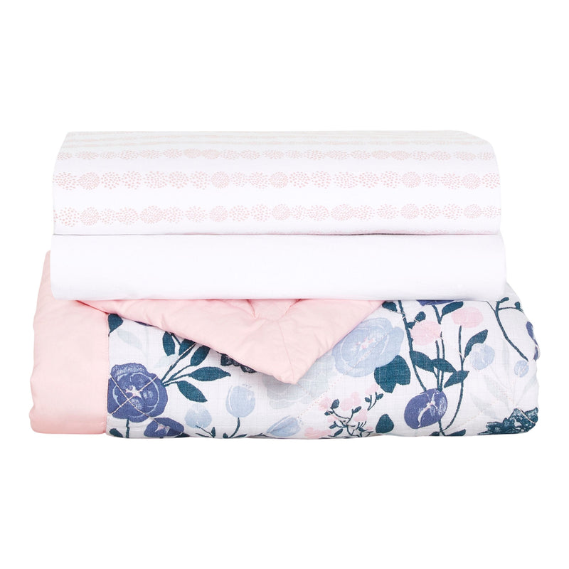 Flower Blooms Bedding Set, 3-pc V6674