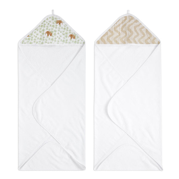 Tanzania Hooded Towels, 2-pk J6644