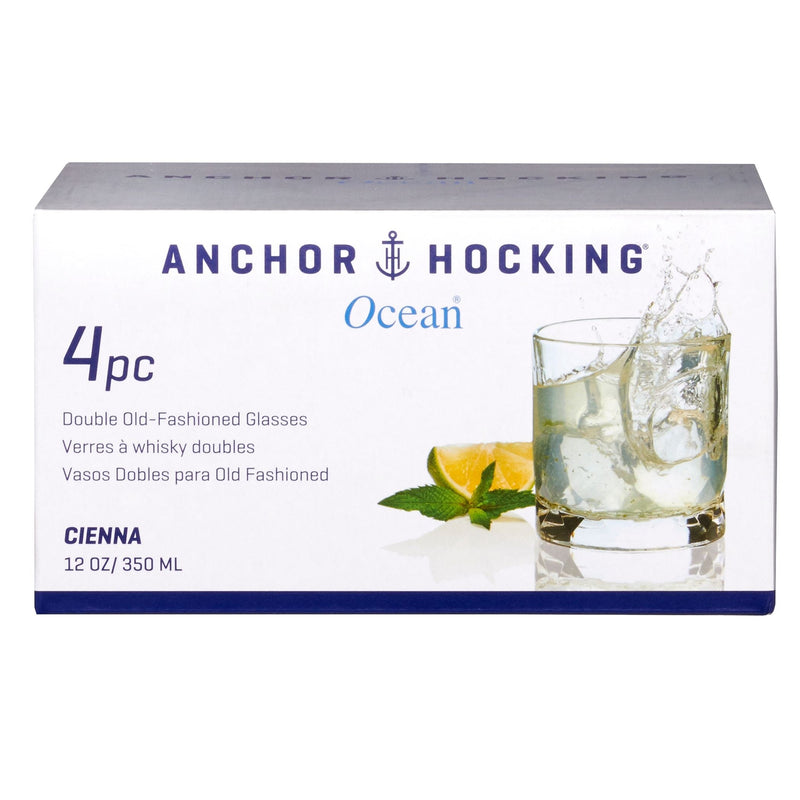 Ocean Cienna Rocks Glasses Set, 12-oz, 4-pk W3122