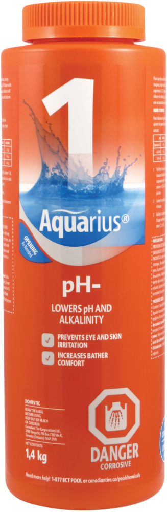pH Step 1 Water Treatment, 1.4-kg U9491