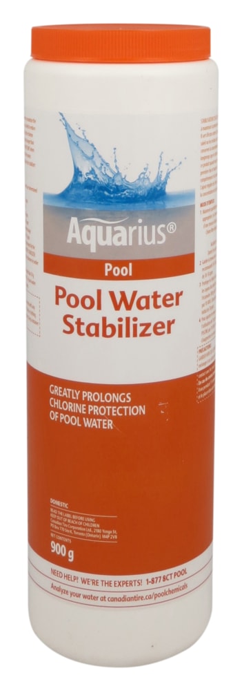 Pool Water Stabilizer, Chlorine Protection, 900-g V2123
