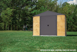 Ironwood Steel Hybrid Shed Kit, Anthracite, 8-ft x 8-ft