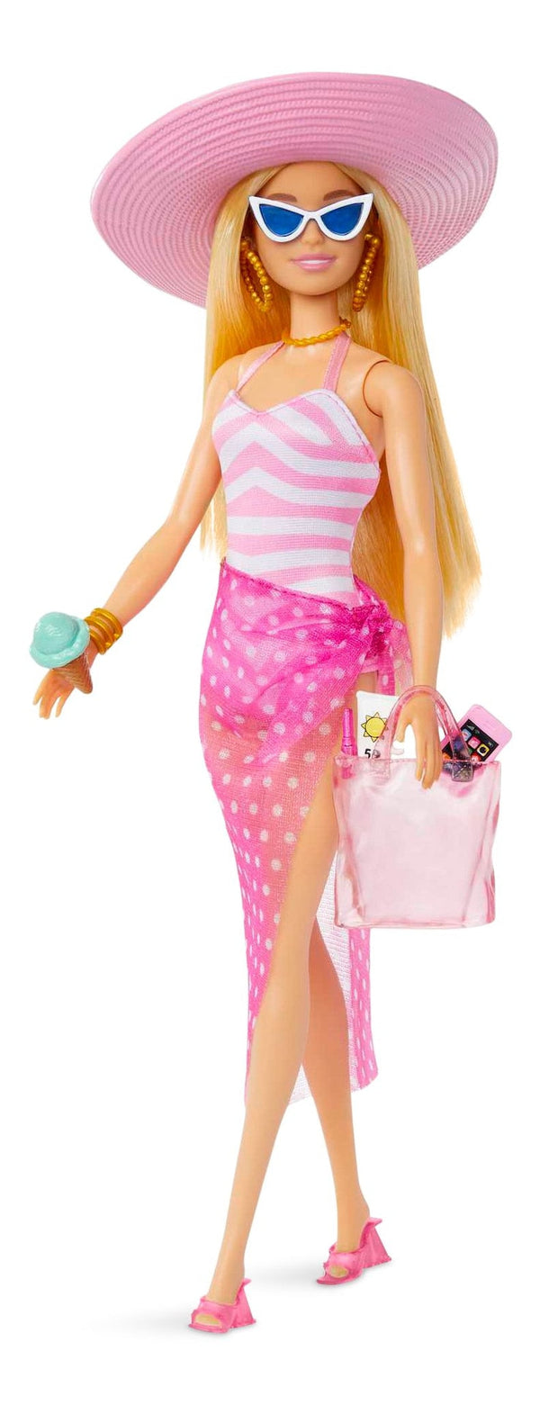 Beach-Themed Blonde Doll, Ages 3+ C9418
