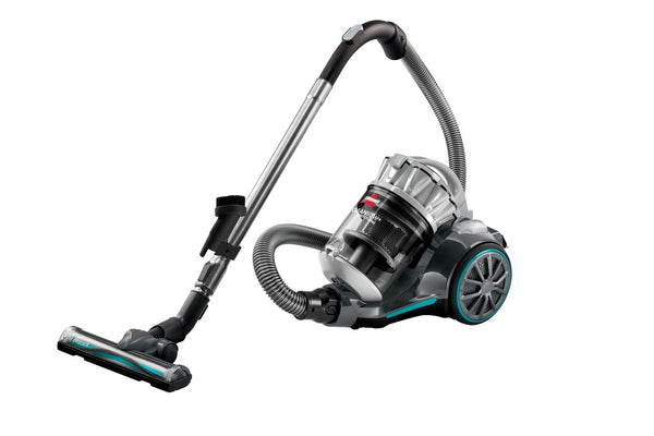 BISSELL CleanView Plus Multi-Cyclonic Lightweight Bagless Corded Canister Vacuum Cleaner, Silver A1221