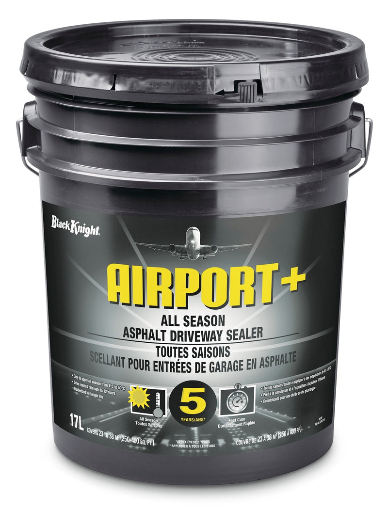 Airport+ All-Season Driveway Asphalt Sealer, 250-400 sq. ft Coverage, 17-L F940