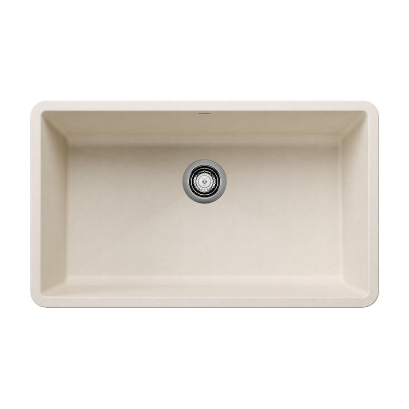 Precis 32-in Super Single Undermount Kitchen Sink, Soft White V0425