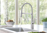 Rivana Semi-Pro Pull-Down Dual-Spray Kitchen Faucet, PVD Steel