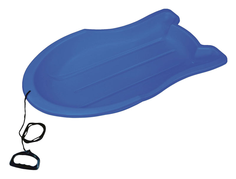 Booster Kids' 1-Person Lightweight Plastic Winter Snow Sled/Toboggan with Tow Rope A1665