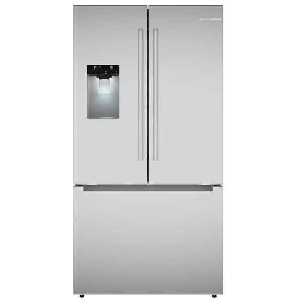 300 Series 36 in. 26 cu.ft. Stainless Steel Standard Depth French Door Refrigerator With External Water and Ice Dispenser N6517