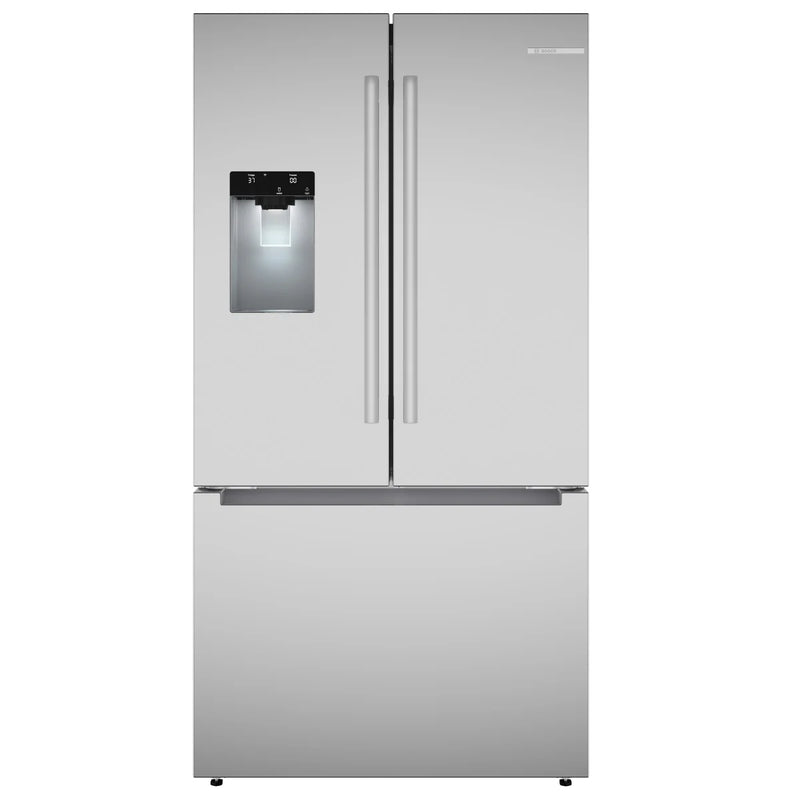 300 Series 36 in. 26 cu.ft. Stainless Steel Standard Depth French Door Refrigerator With External Water and Ice Dispenser N6517