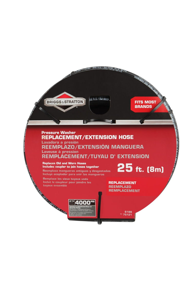 Replacement/Extension Hose, Compatible with 4000 PSI Gas Pressure Washer, 25-ft S2869