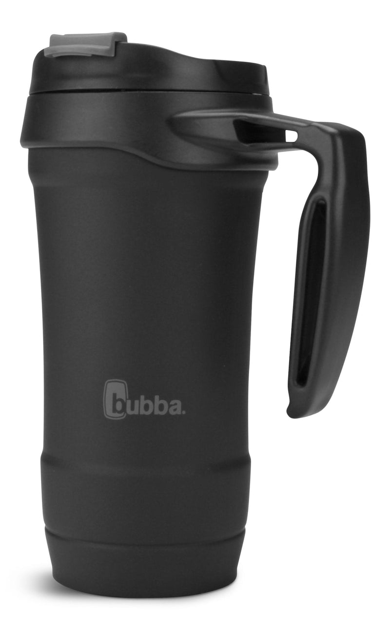 Hero Stainless Steel Insulated Travel Mug with Handle, Rubberized Licorice, 18 oz M0421