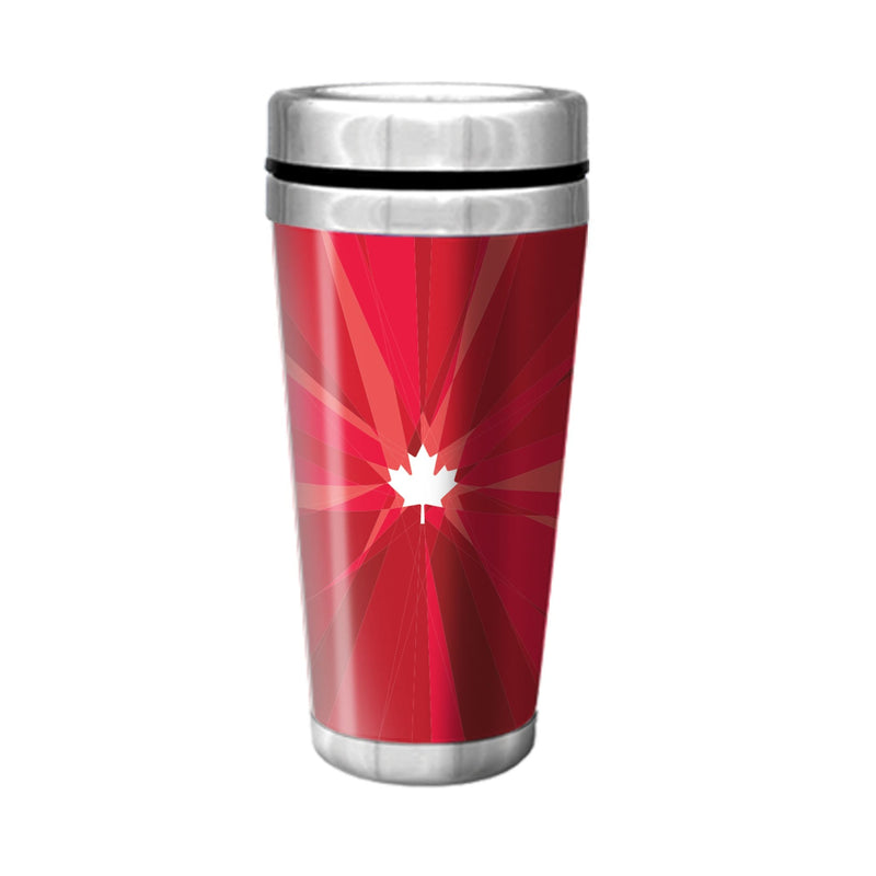 Stainless Steel Travel Mug For Fans/Collectors, Red, 16-oz U9056