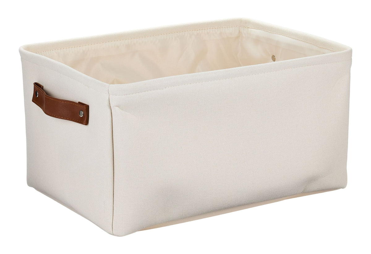 Dylan Rectangular Fabric Storage Basket, Assorted Colours