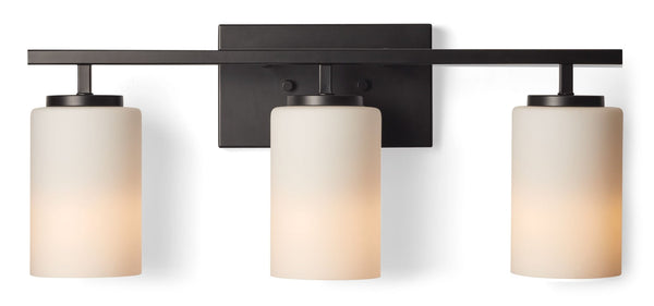 Northfield 3-Light Vanity Light Fixture, Matte Black A2039