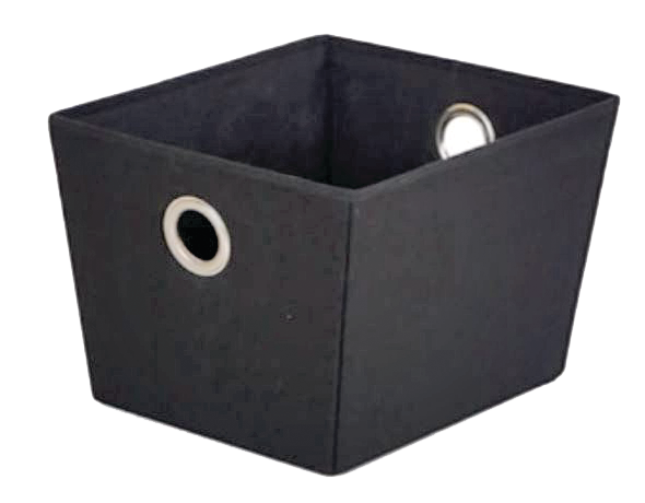 Piper Basket, Black, 13.5 x 11.4 x 8.8-in U7210