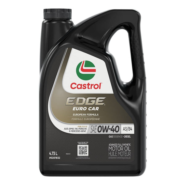 EDGE Euro 0W40 A3/B4 Advanced Synthetic Engine/Motor Oil, 5-L Q9563