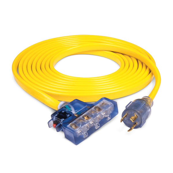 20A, 125V L5-30R Flat Design Generator Extension Cord, 25-ft X2105