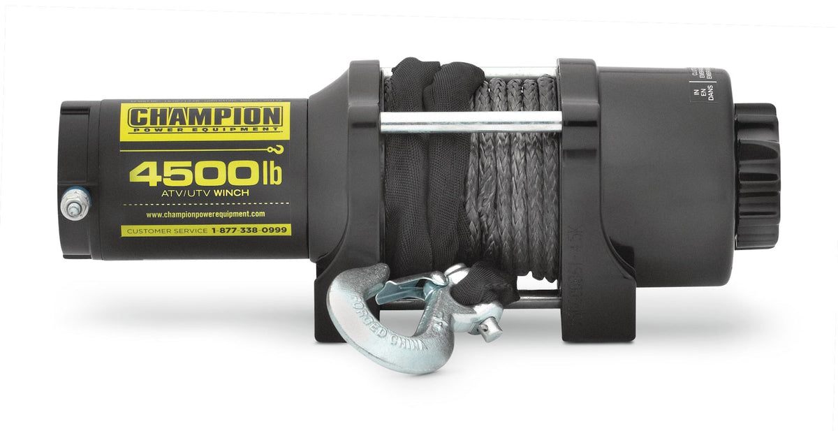 Power Equipment 14051 Synthetic Rope Winch Kit, 4,500-lb
