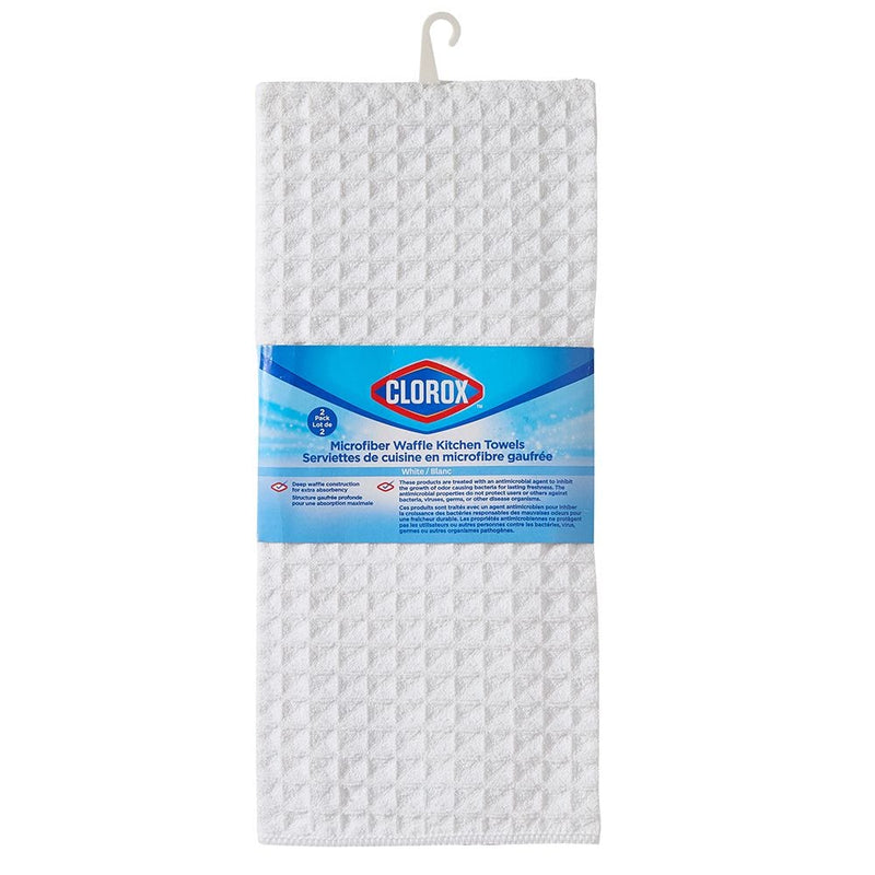 Waffle Microfiber Towel Kitchen Set, 16-in x 26-in, 2-pk A5796