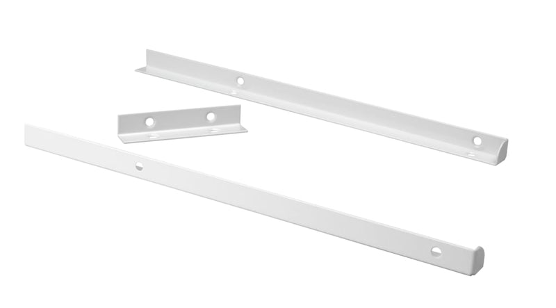 Suite Symphony Metal Top Shelf Support Kit, White X4705