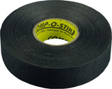 Cloth Hockey Stick Tape, Black, 24-mm x 15-m, 4-pk