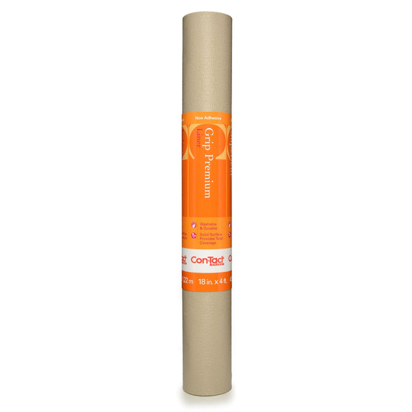 Con-Tact Grip Premium Non-Adhesive Cushioned Shelf/Drawer Liner, Taupe, 18-in x 4-ft Z9056