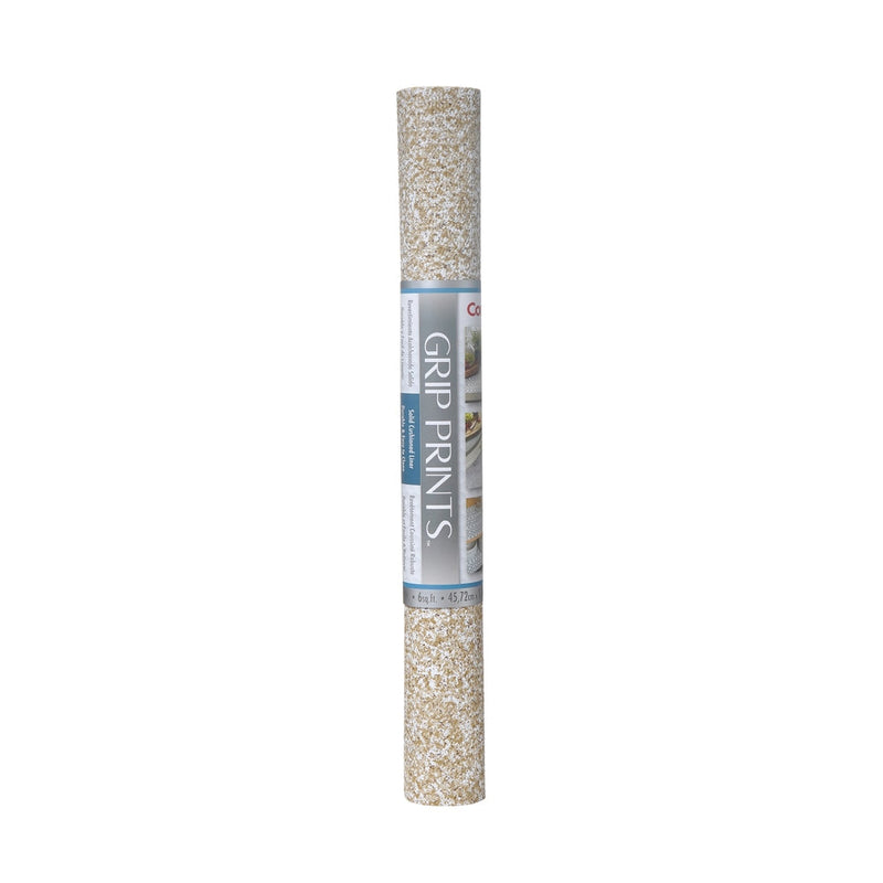 Con-Tact Grip Prints Non-Adhesive Cushioned Shelf/Drawer Liner, Beige Granite, 18-in x 4-ft T3786
