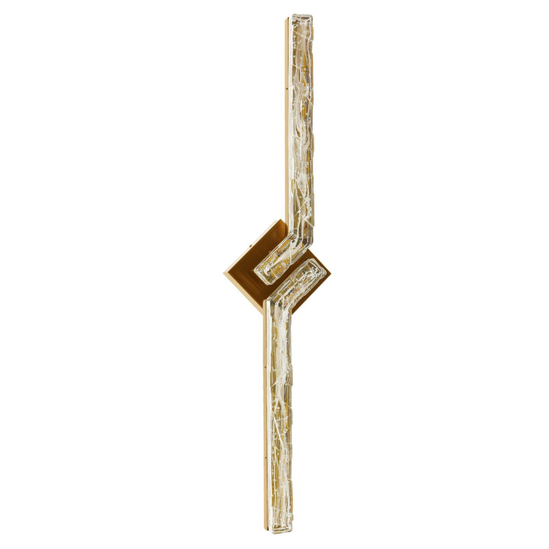 Contour Integrated LED 33in Brass Vanity Light D9046