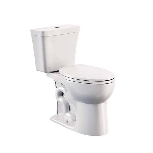 2-Piece Elongated Toilet Bowl with Soft Close, White, 3.8/4.8-L Q8031