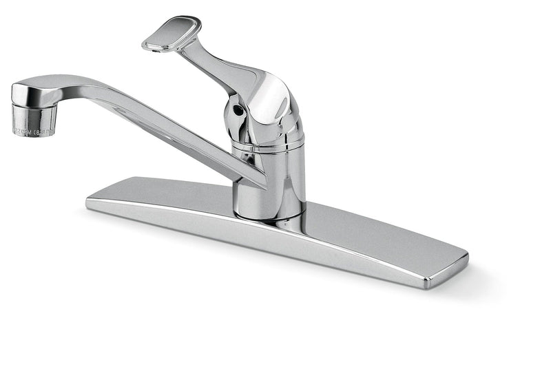 Single Handle Metal Lever Kitchen Faucet, Chrome A1757