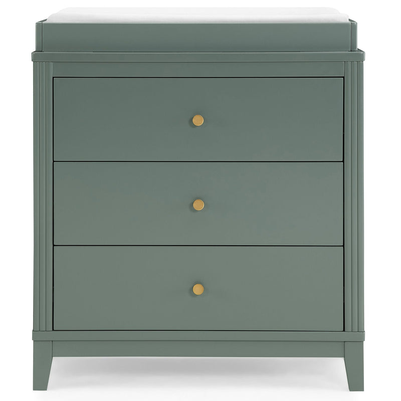 Eloise 3-Drawer Dresser with Changing Top, Grassy Glen B5119