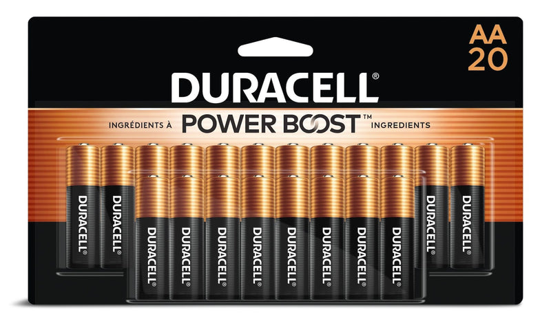 Coppertop AA Batteries, Alkaline, 20-pk X6804
