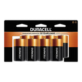 Coppertop D Alkaline Batteries, All Purpose, 8-pk
