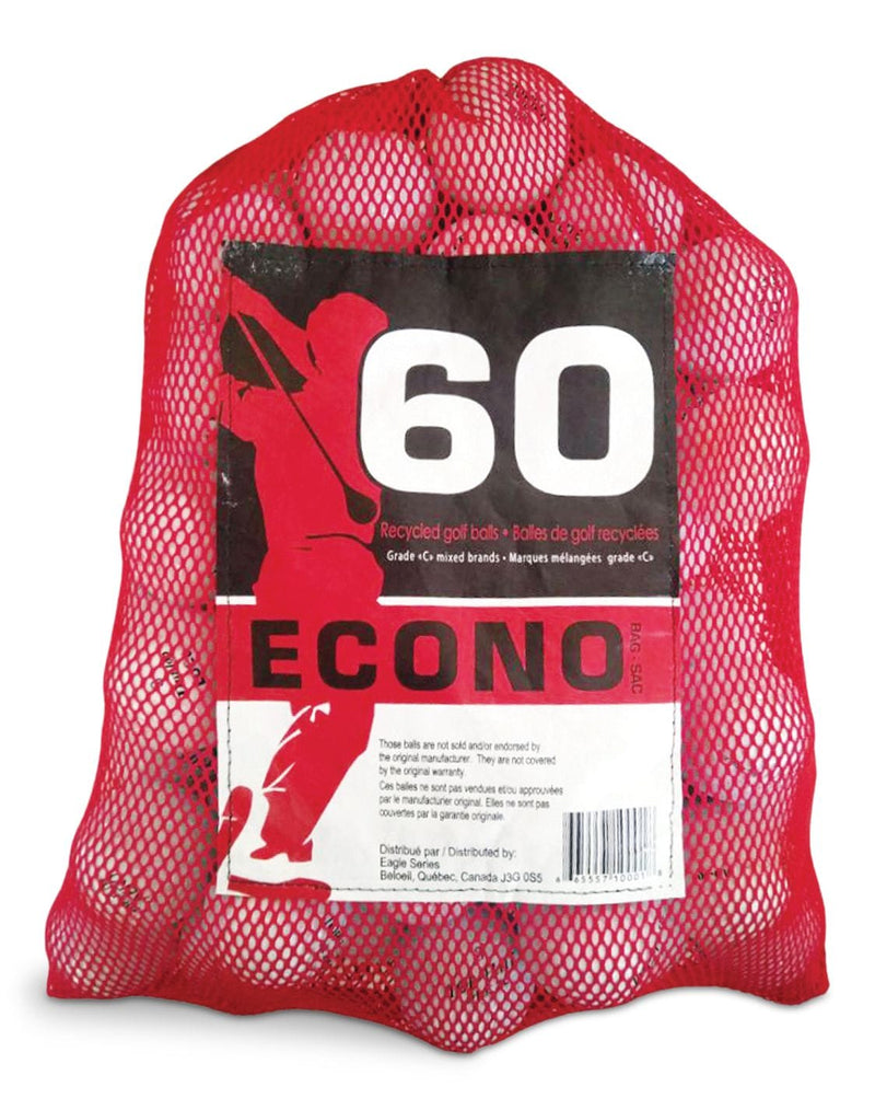 Mixed Recycled Golf Balls, Grade C, 60-pk H5801
